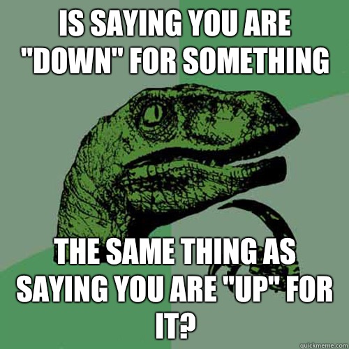 Is saying you are 