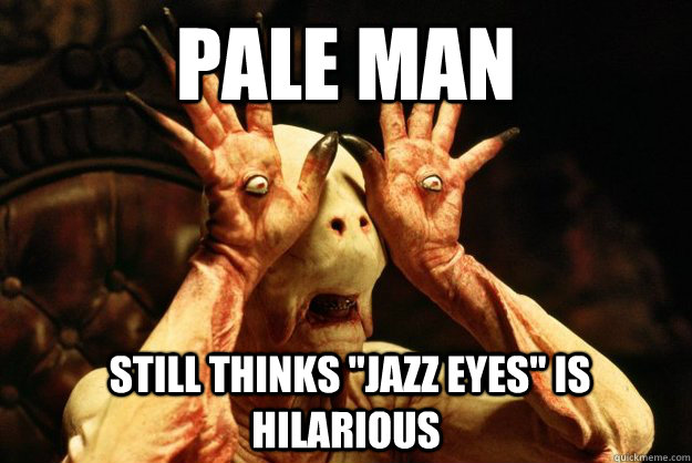 pale man  still thinks 