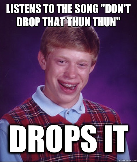 Listens to the song 