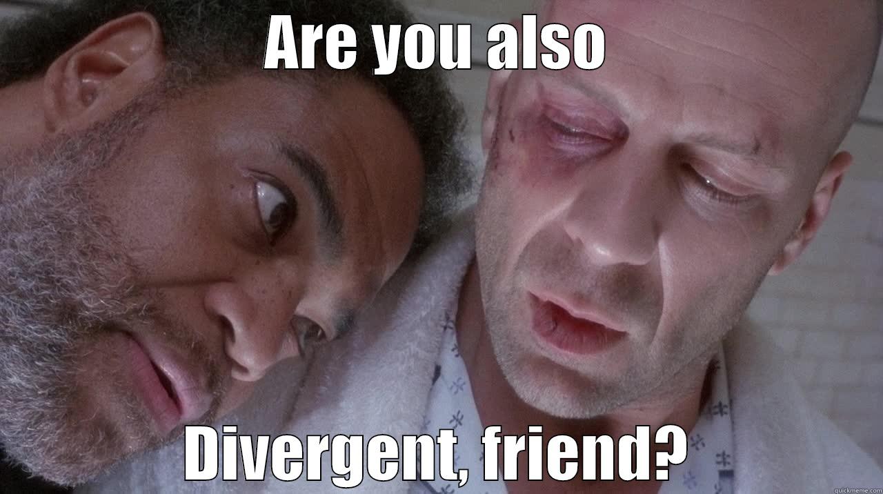 ARE YOU ALSO DIVERGENT, FRIEND? Misc