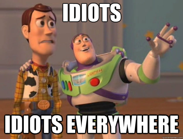 Idiots Idiots everywhere  Toy Story