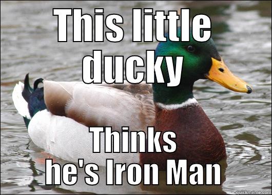THIS LITTLE DUCKY THINKS HE'S IRON MAN Actual Advice Mallard