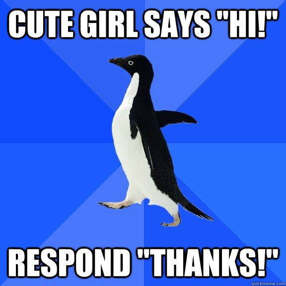 cute girl says 