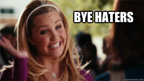 BYE HATERS - BYE HATERS  amanda bynes