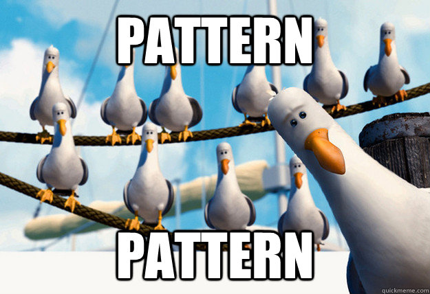 Pattern Pattern  Finding Nemo Mine Seagulls