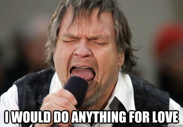  I Would DO anything for love  meat loaf afl