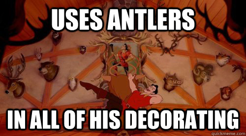 Uses Antlers In All of his decorating - Uses Antlers In All of his decorating  Misc