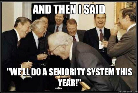 And then I said 