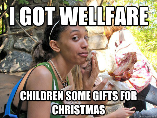 i got wellfare children some gifts for christmas  