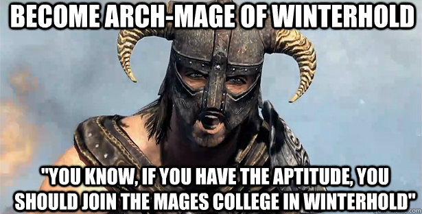 Become Arch-Mage of Winterhold 
