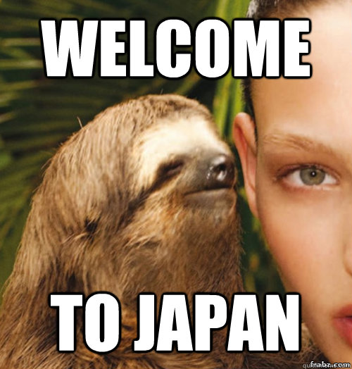 Welcome To Japan  rape sloth