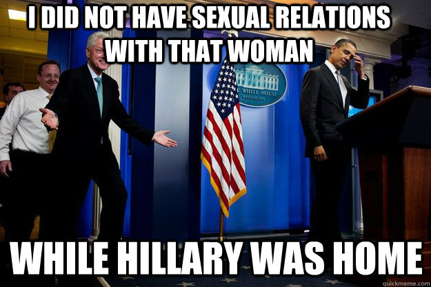 sexual Clinton relations of definition