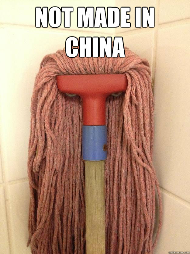 not made in china   Insanity Mop