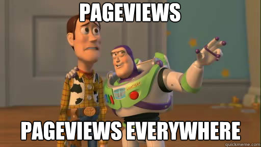 pageviews pageviews everywhere  Everywhere