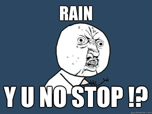 RAIN y u no STOP !?  Y U No