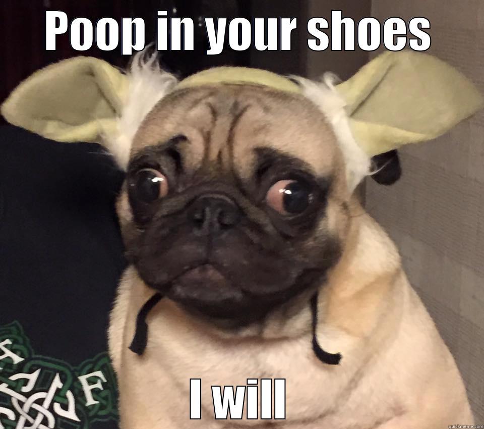 Jonny Pug - POOP IN YOUR SHOES I WILL Misc