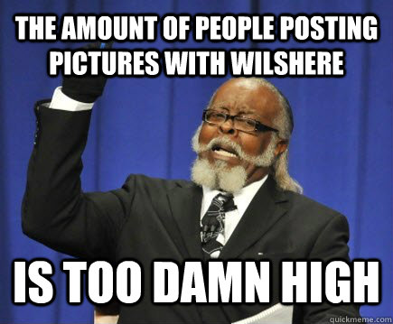 The amount of people posting pictures with wilshere Is too damn high  Too Damn High
