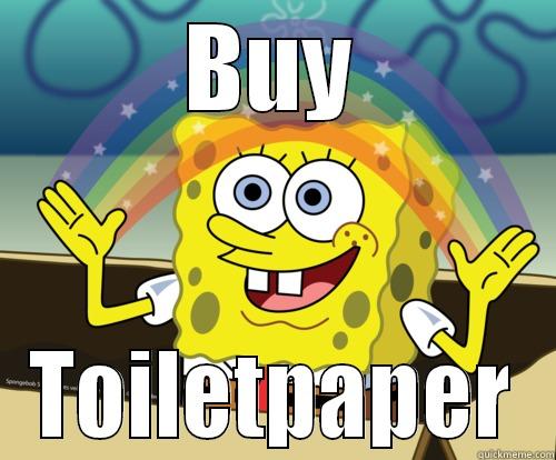 BUY TOILETPAPER Spongebob rainbow
