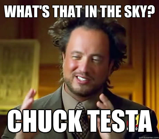 What's that in the sky? chuck testa  Ancient Aliens