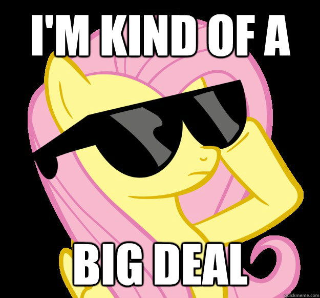 i'm kind of a big deal - i'm kind of a big deal  Fluttershy