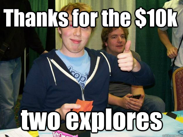 Thanks for the $10k two explores - Thanks for the $10k two explores  Alex Bertoncini Cheat