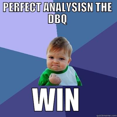 PERFECT ANALYSISN THE DBQ WIN Success Kid