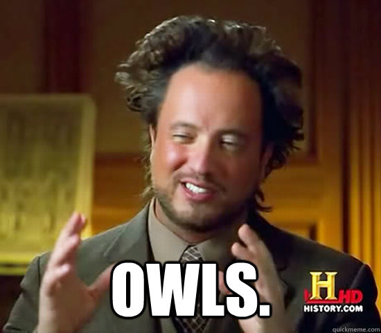  OWLS. -  OWLS.  Ancient Aliens