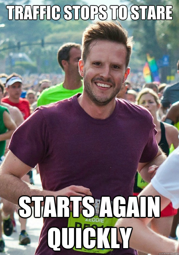 Traffic stops to stare starts again quickly - Traffic stops to stare starts again quickly  99% Photogenic Guy