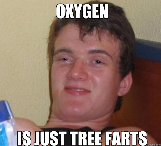 Oxygen Is just tree farts - Oxygen Is just tree farts  ten guy