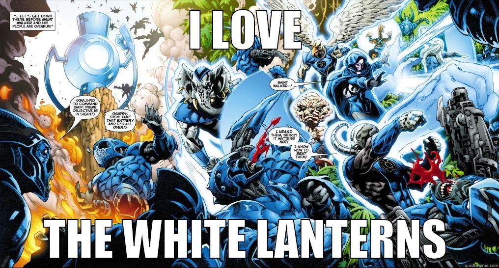 WHITE LANTERNS BLUE - I LOVE THE WHITE LANTERNS Misc