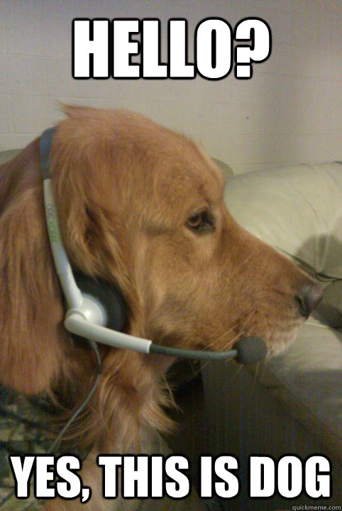 hello? yes, this is dog - hello? yes, this is dog  Xbox Live Dog