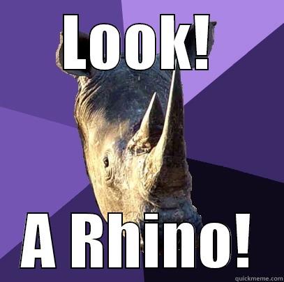 LOOK! A RHINO! Sexually Oblivious Rhino