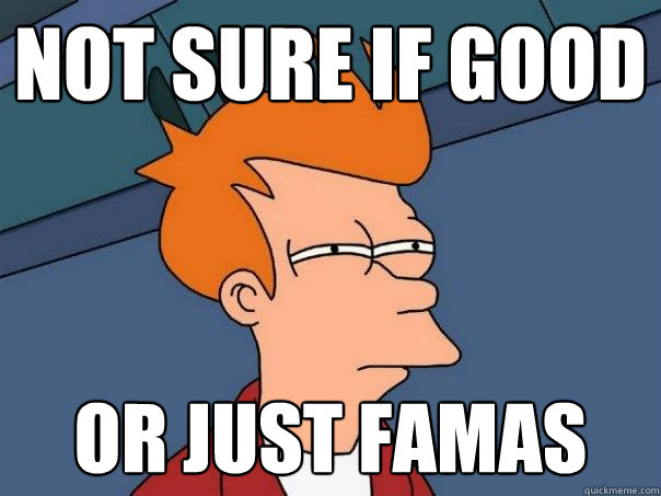 Not Sure if good or just Famas - Not Sure if good or just Famas  Futurama Fry