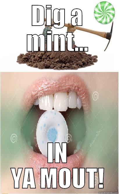 DIG A MINT... IN YA MOUT! Misc