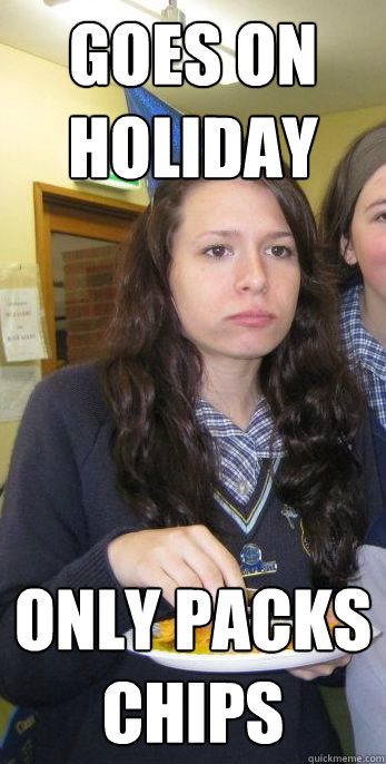 Goes on Holiday Only packs chips  