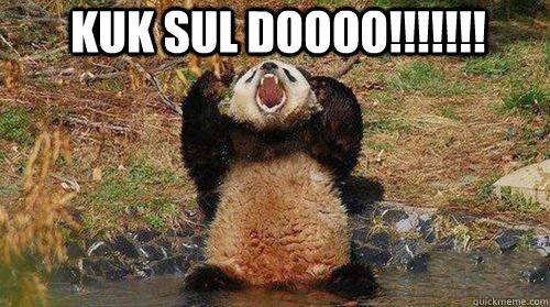 KUK SUL DOOOO!!!!!!!  - KUK SUL DOOOO!!!!!!!   Yelling Panda