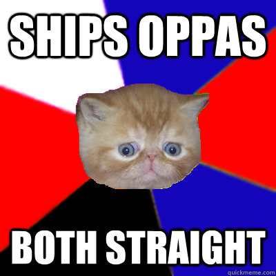 ships oppas both straight  Koreaboo Kitty