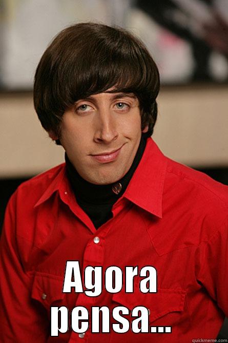  AGORA PENSA... Pickup Line Scientist