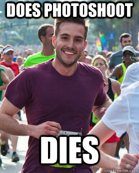Does Photoshoot Dies  Ridiculously photogenic guy