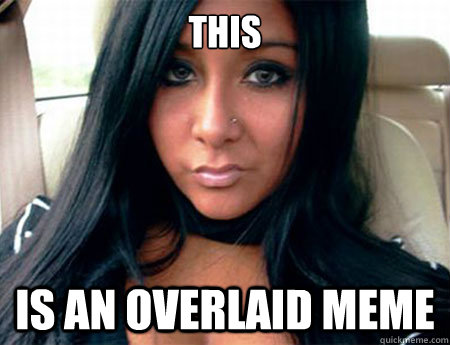 this is an overlaid meme  