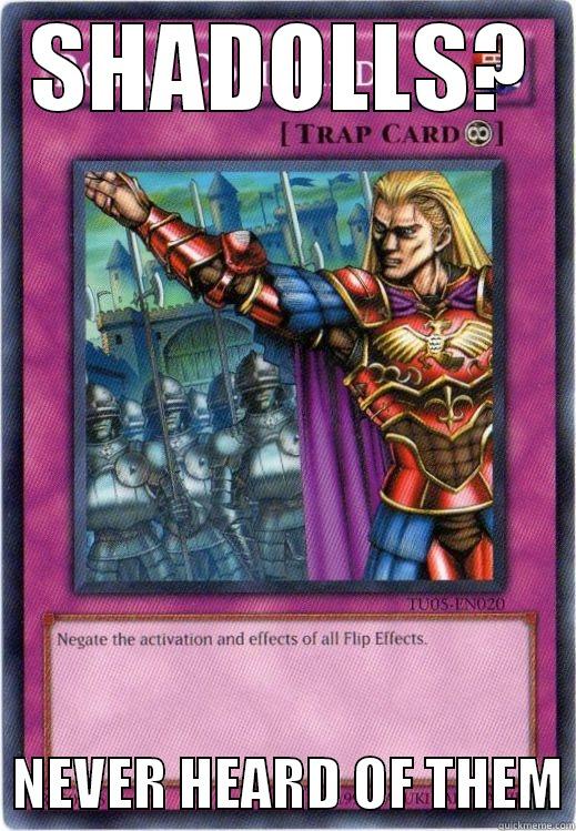 royal command - SHADOLLS?   NEVER HEARD OF THEM Misc