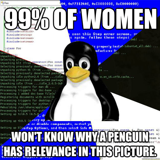 Computer Science Penguin Memes Quickmeme