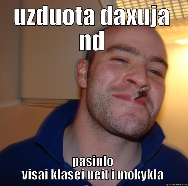 UZDUOTA DAXUJA ND PASIULO VISAI KLASEI NEIT I MOKYKLA Good Guy Greg 