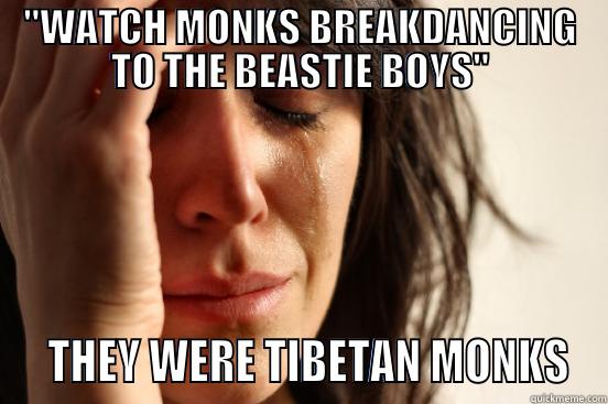 I forgot Catholics weren't the only ones with monks - 
