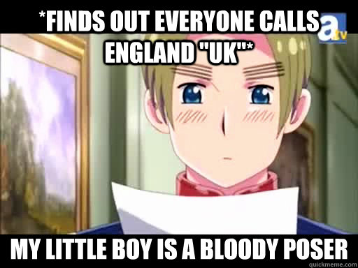 *finds out everyone calls England 