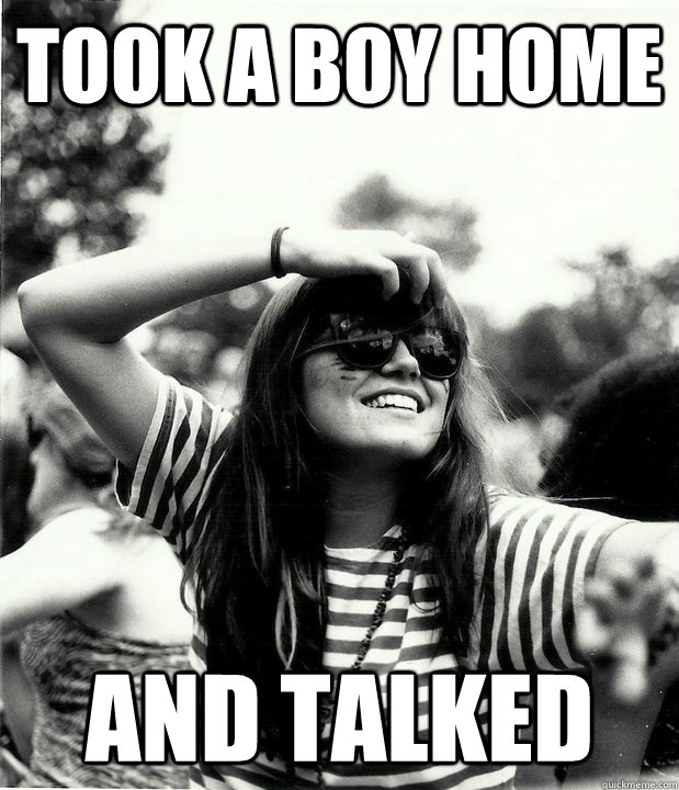 Took a boy home and talked  Georgetown Hipster