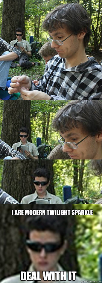 I are modern twilight sparkle deal with it  