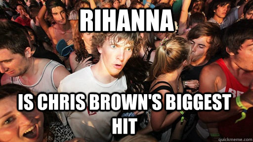 Rihanna Is chris brown's biggest hit  Sudden Clarity Clarence