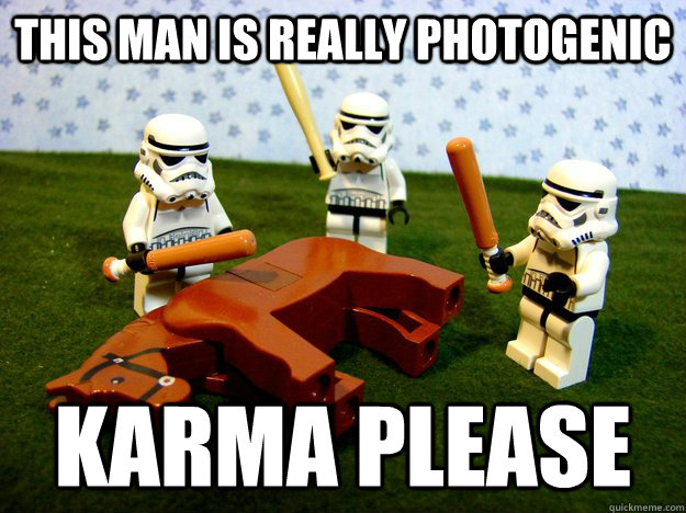 THIS MAN IS REALLY PHOTOGENIC KARMA PLEASE  Hivemind Beating the Dead Horse