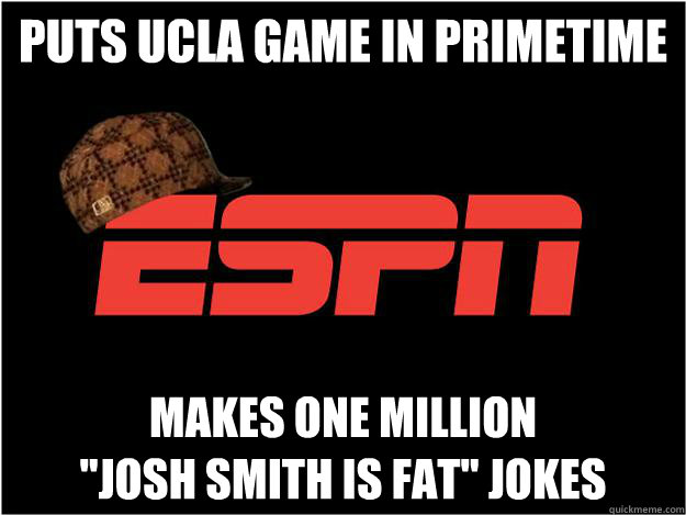 Puts UCLA game in primetime Makes one million
